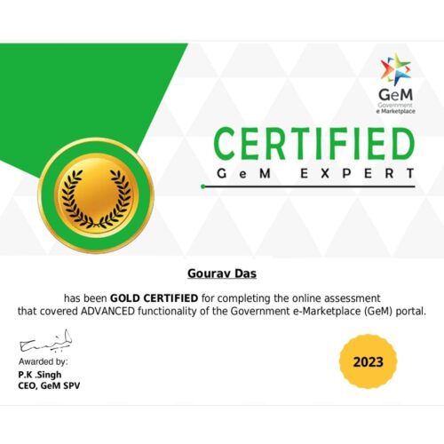 GeM Certificate